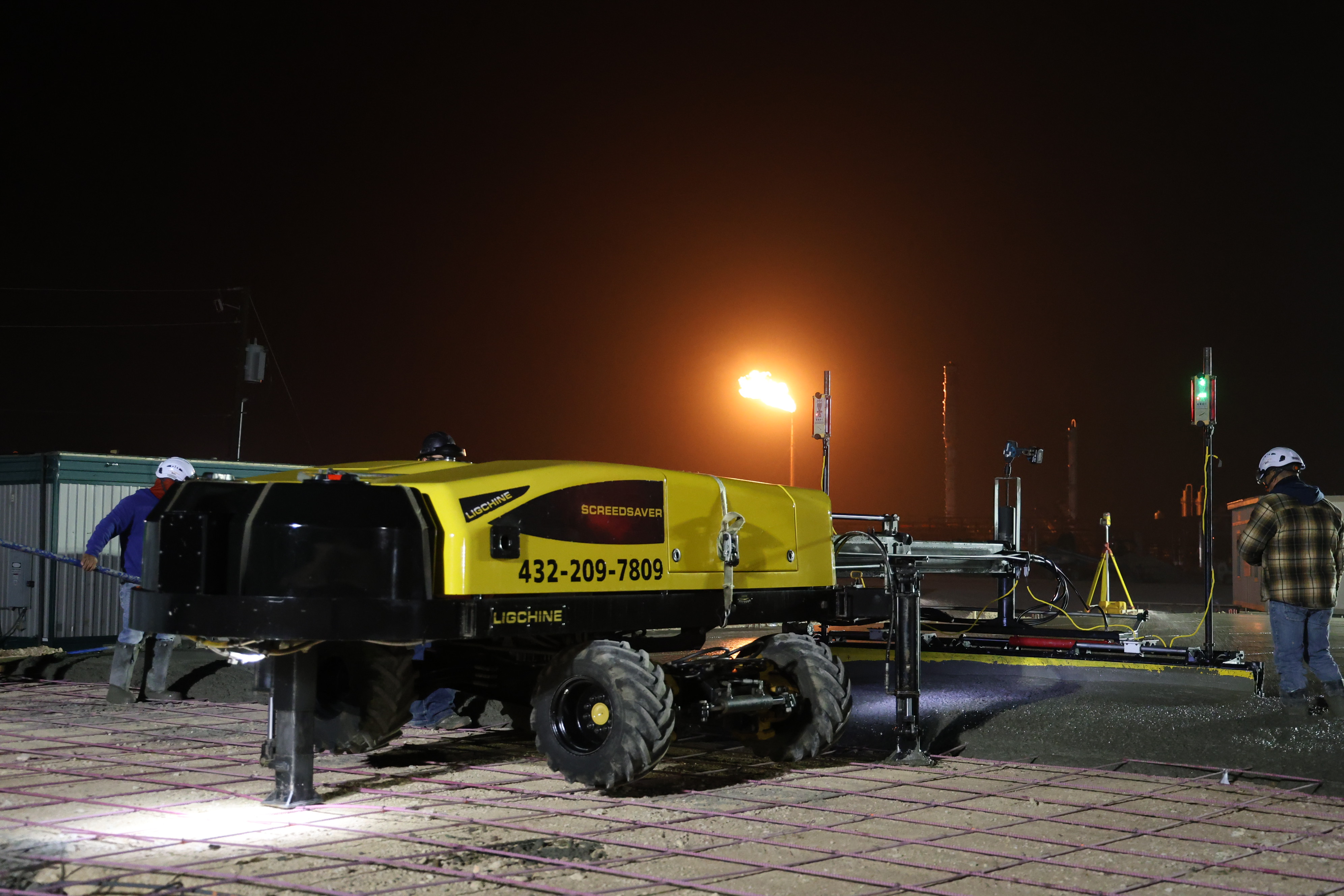 Precision Screeding jobsite